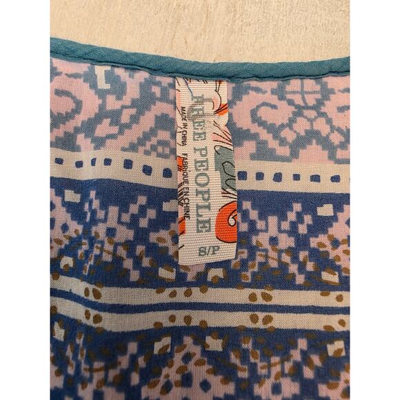 Free People Women's Tunic SZ Small Boho Floral - Picture 4 of 7